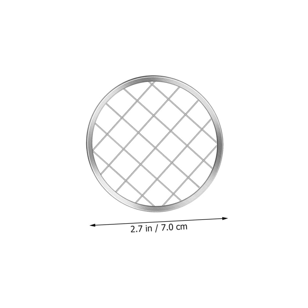 ABOOFAN 12pcs Mason Jar Flower Grid for Vase Reusable Floral Grid Wide Mouth Mason Jar Lids Supplies