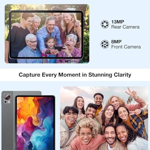 Image of T30STablet 11'' Android 14 16GB+256GB /1TB TF Octa-Core, 2.4K Display, 8580mAh, 4G-LTE Android Tablets, Bluetooth 5.0+2.4G /5G WiFi, Tablets with Pen, Keyboard