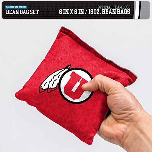 Image of NCAA College Dual Sided Bean Bags by Wild Sports, 8 Count, Premium Toss Bags for Cornhole Set - Great for Tailgates, Outdoors, Backyard