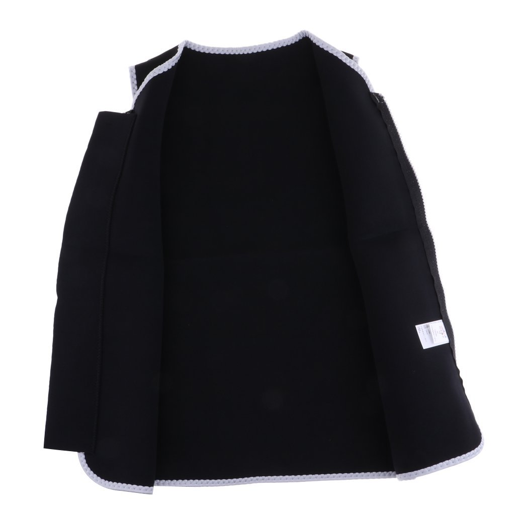 Chaleco de Neopreno de para Mujer, 3 mm, sin Mangas, con Cremallera Frontal, Chaqueta para Buceo, Surf, natación, esnórquel, Negro