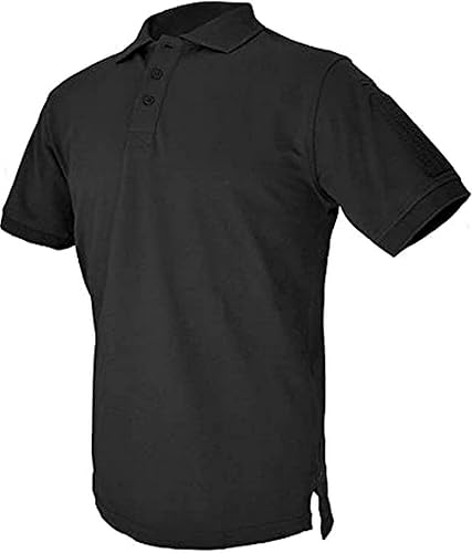 Miniatura 9 de HAZARD 4 Undervest Battle Polo (TM) - Camiseta táctica de algodón con parte delantera lisa (R)