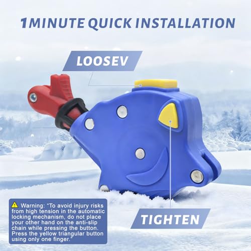 Diluculo Titanium-Enhanced Snow Chains