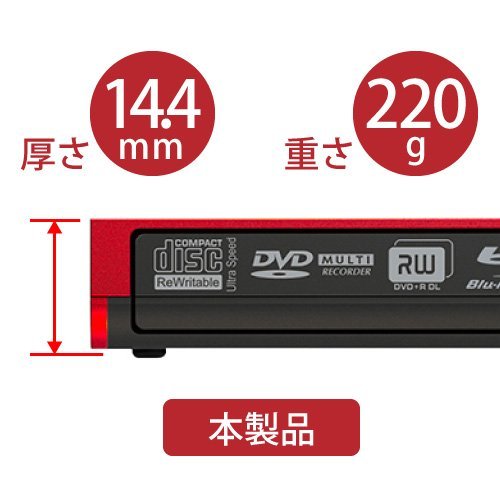 Amazon | BUFFALO BDXL対応 USB2.0 ポータブルブルーレイドライブ