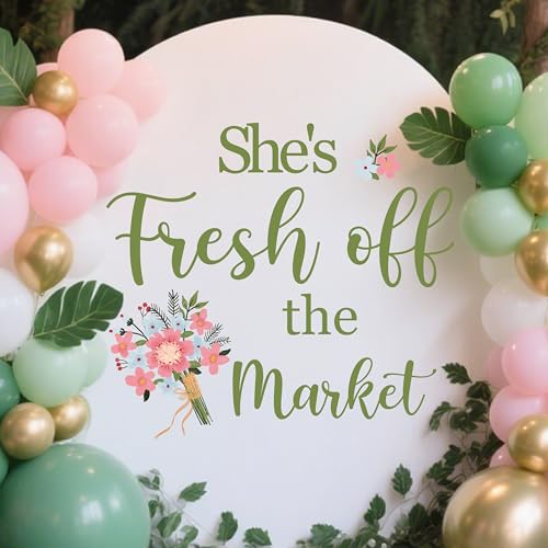 Vinilo Decorativo Wall Decal Tema Mercado para Boda miniatura 1