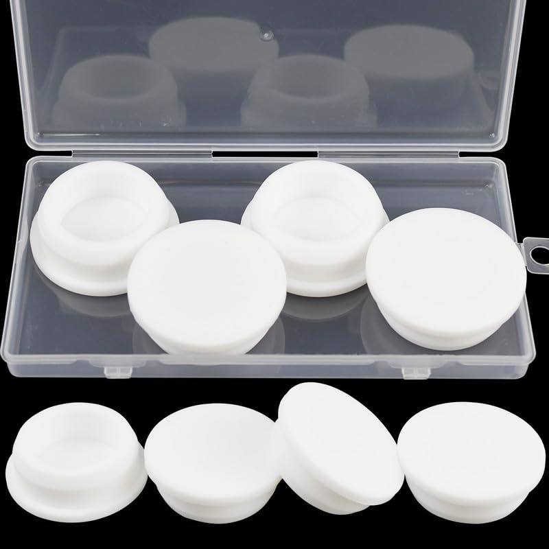 4 Pcs 39.3 mm/1.55 in Silicone Rubber Plug for 38.3 in Round Holes