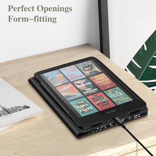 Image of Fintie Case for 7 inch /6.8 inch Kindle Paperwhite(12th /11th Generation-2024 /2021) and Kindle Colorsoft Signature Edition -Slim Foldable Stand Cover Auto Wake /Sleep for Paperwhite 2024, Composition Book