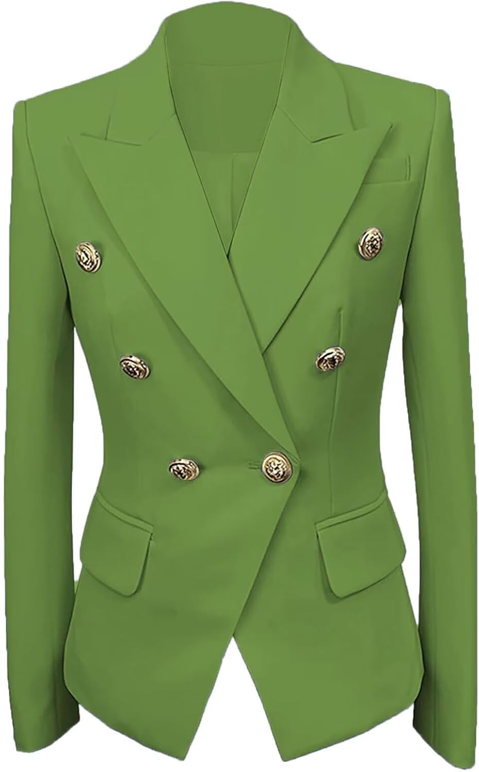 Womens Casual Blazers Long Sleeve Lapel Button Suit Jackets Slim Fit Work Office Blazer Jacket for Women