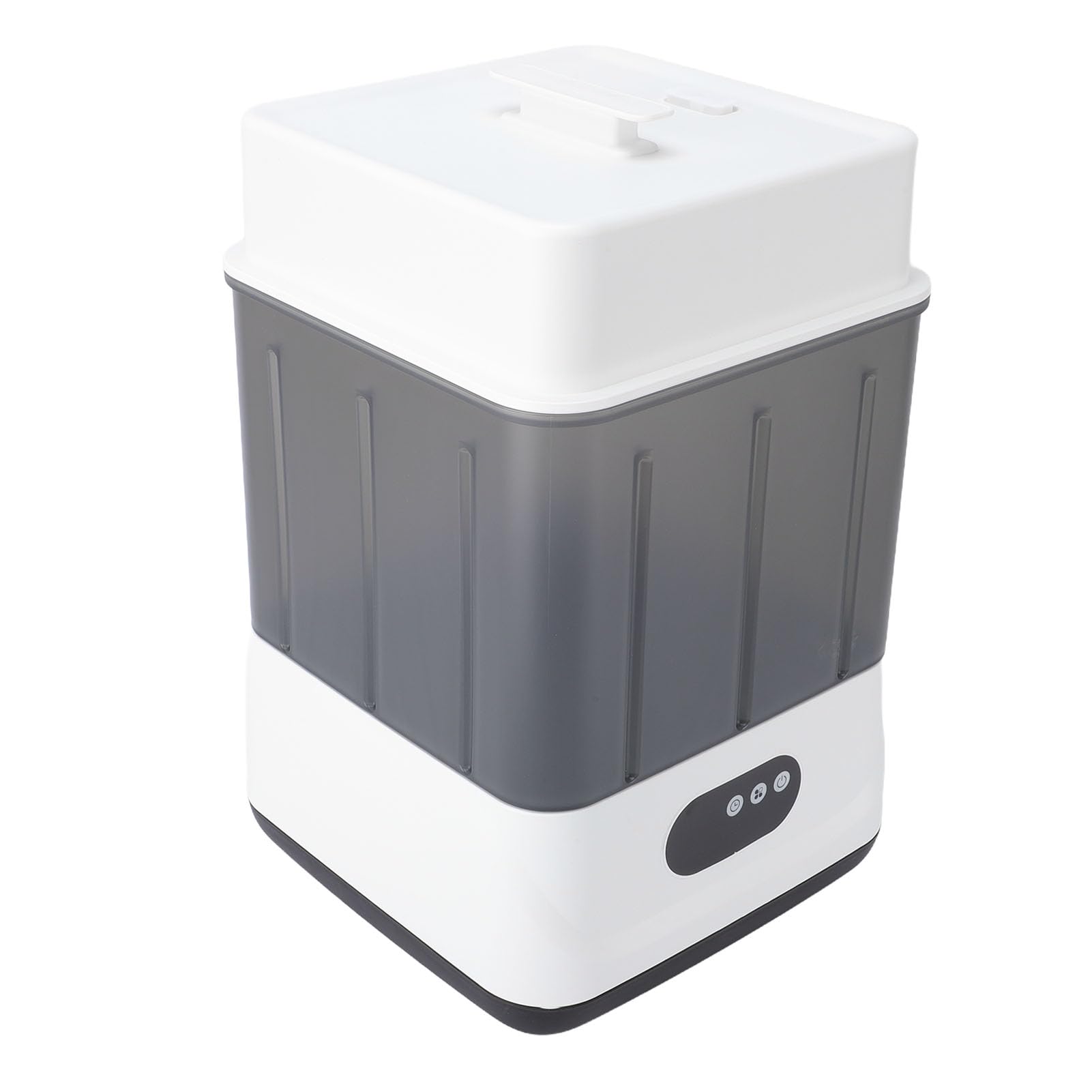 YWBL-WH Elektrischer Dampf-Babyflaschentrockner, Polypropylen, 2-in-1-Funktionalität, 100 °C Dampf Zur Sterilisation, Fasst 6 Bis 12 Flaschen, Perfekt für Vielbeschäftigte Eltern (EU-Stecker)