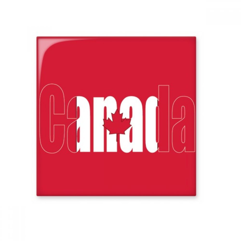 Carreaux de céramique de salle de bain Canada motif drapeau pour décoration murale