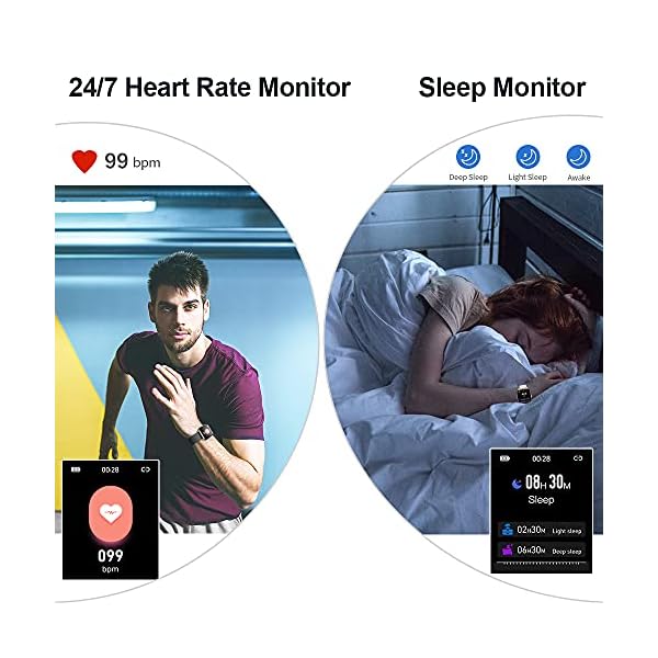 Smart-Watch-2021-for-Men-Women-Fitness-Tracker-169-Touch-Screen-Smartwatch-Fitness-Watch-IP68-Waterproof-24-Sports-Heart-Rate-MonitorPedometerSleep-Monitor-Activity-Tracker-for-Android-iPhone Smart Watch 2021 for Men Women, Fitness Tracker 1.69" Touch Screen Smartwatch Fitness Watch IP68 Waterproof 24 Sports, Heart Rate Monitor/Pedometer/Sleep Monitor, Activity Tracker for Android iPhone