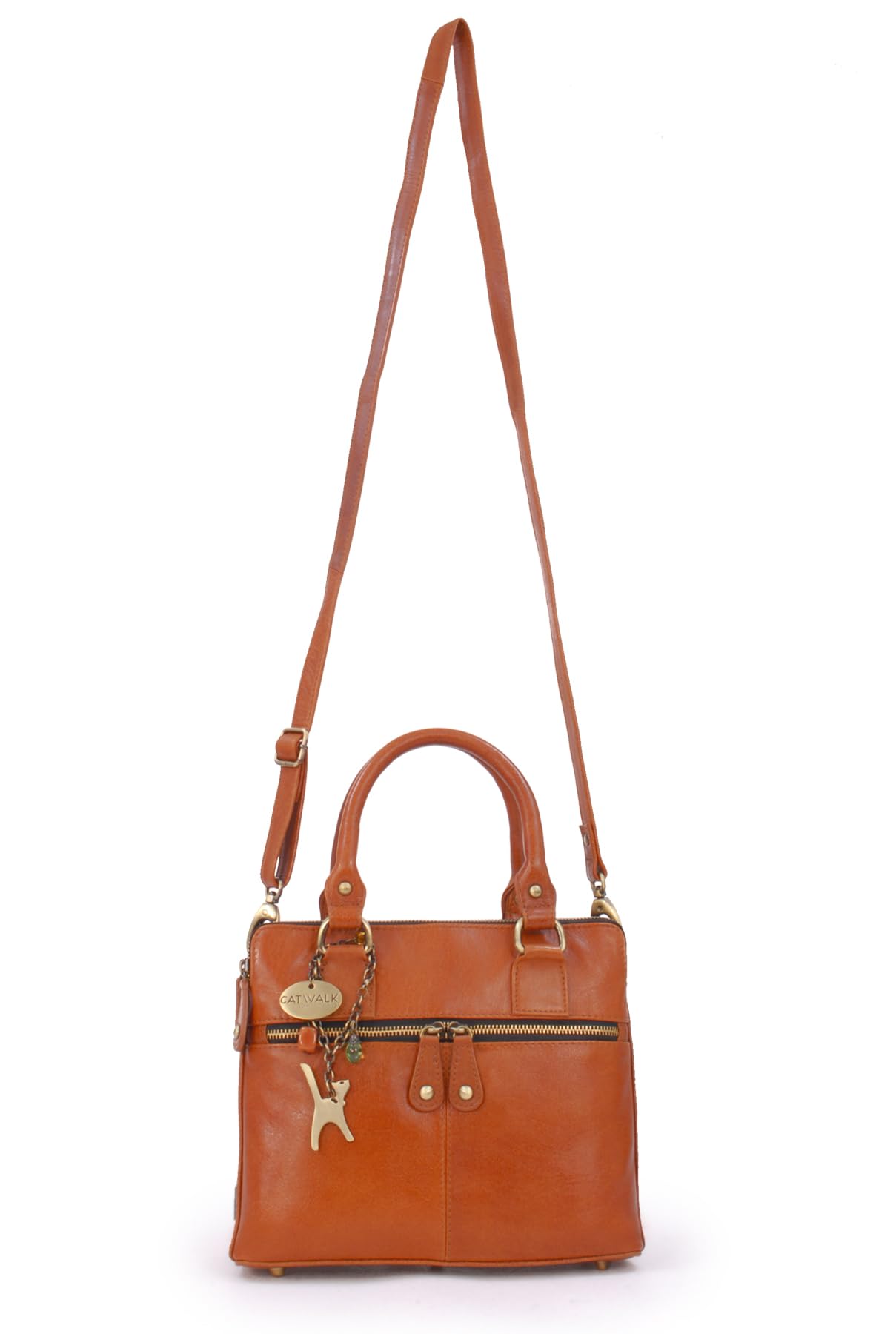 Catwalk Collection Handbags - Bolso de Mano de Piel - Correa Bandolera Desmontable - Tote Mediano de Mujer - Bolso de Hombro Diario - Vicky