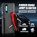 Imazing Portable Car Jump Starter - 1500A Peak (Up to 8.0L Gas or 6.0L Diesel Engine) 12V Auto Battery Booster Portable Power Pack with Smart Jumper Cables