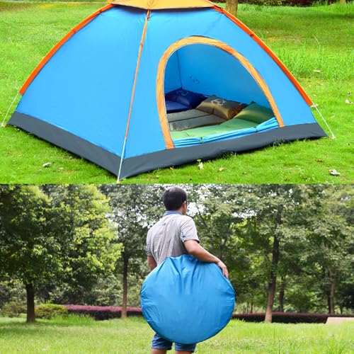 Carpa para camping 2 personas portátil con bolsa miniatura 7