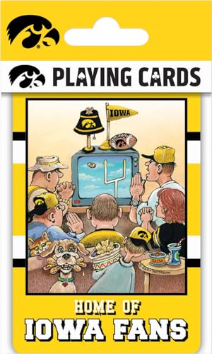 Masterpieces Iowa Hawkeyes Fan Deck Playing Cards - 54 Card Deck
