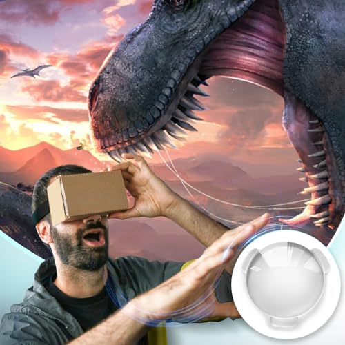 Image of Biconvex Lens Set Pop-Tech Optical Glass Lens Bi-convex 34mm Diameter 45mm Focal Length Lens for Google Cardboard VR