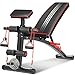 Outdoor Life Multi-Angle Réglable Carte Sit-up, Multifonctionnel Haltère Banc, Équipement Sportif Maison Pliable, Intérieur Fitness Unisexe Bord Auxiliaire