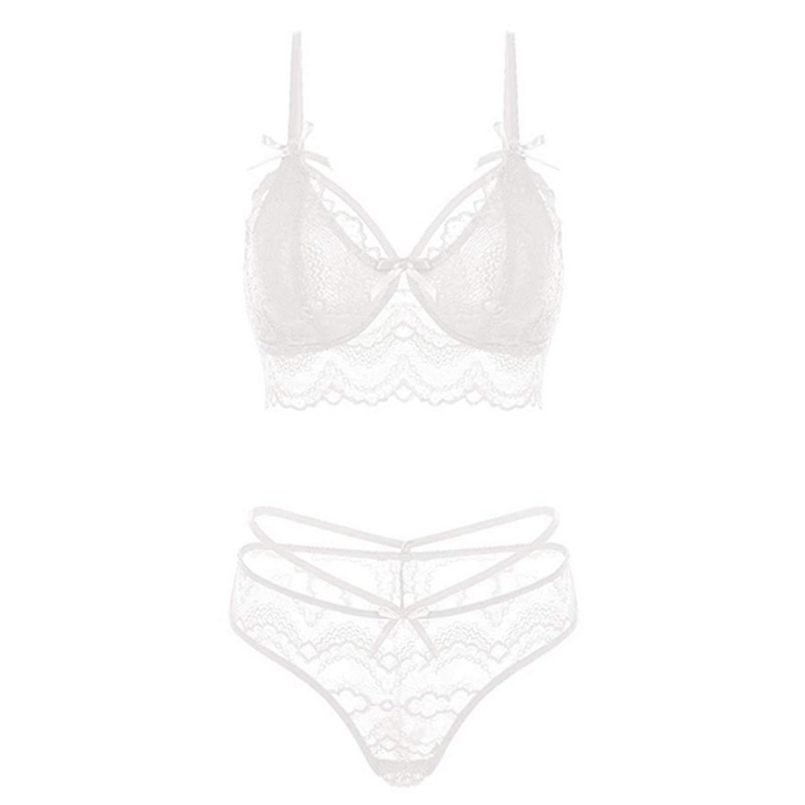 crotchlessSexy Sheer Lingerie Erotic Lined Julong Two-Piece Set