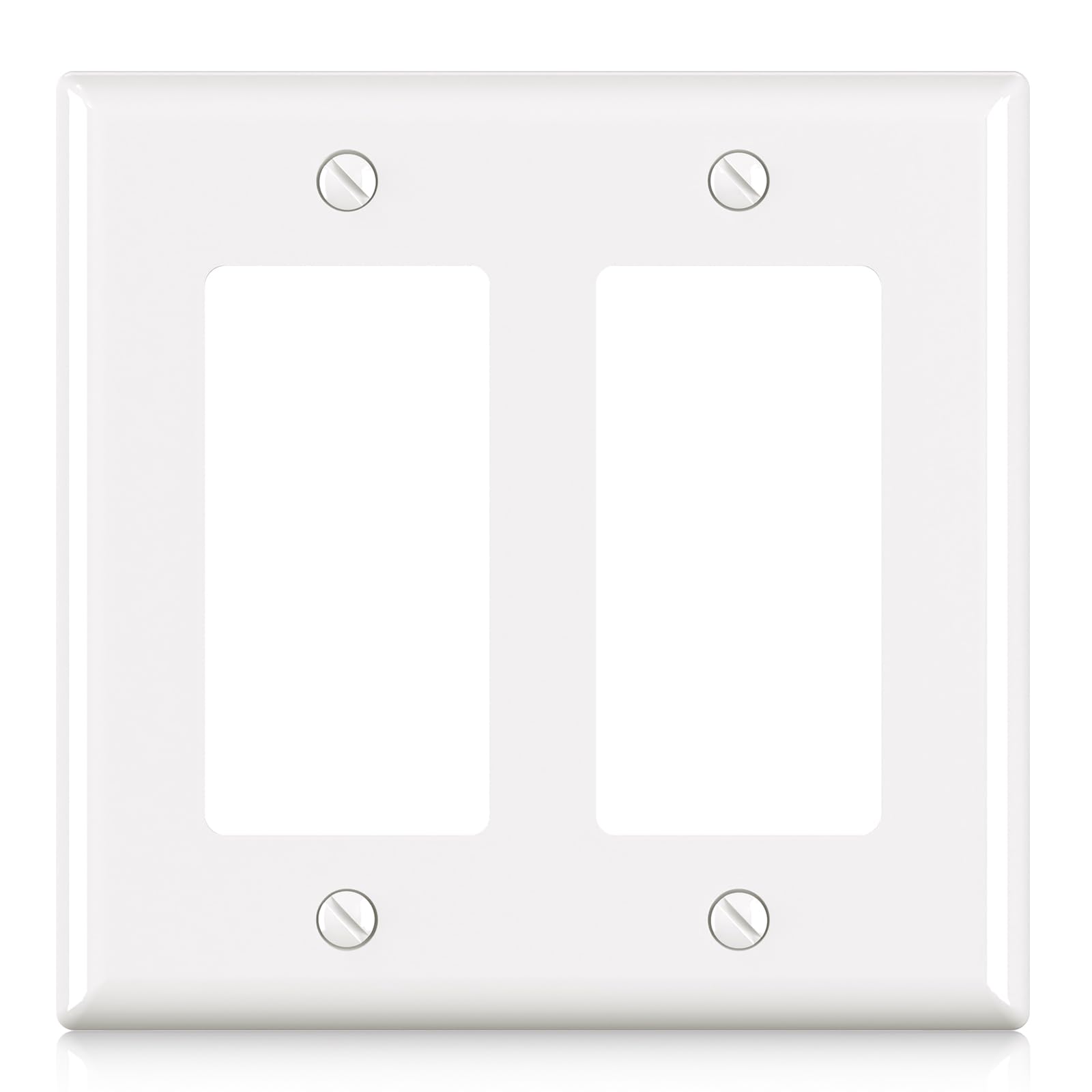 Decorative Wall Plates - Glossy Black (5 Pack) -8 Decorative Wall Plates - Glossy Black (5 Pack) -8