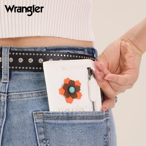 Image of Montana West X Wrangler Small Wallets Woman Slim Thin Wallet RFID Blocking Mini Pocket Wallets with Coin Purse