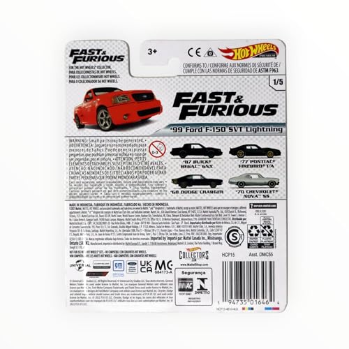 Hot Wheels Ford F-150 SVT Lightning 1:5 miniatura 2
