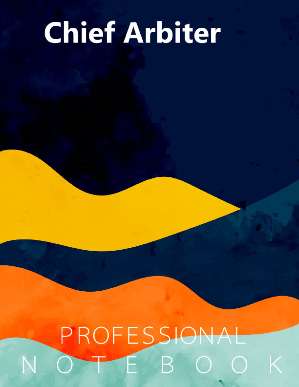 Chief Arbiter Journal, CA Notebook, Executive & Leadership Journal, Office Writing Grid Notebook, Daily Notes & Action Items Notebook