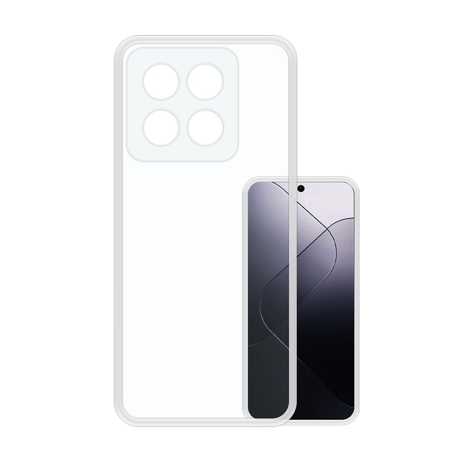 VIDO Transparent Back Case Cover for Xiaomi Mi 14 5G (Soft & Flexible & Camera Protection Back Case) (B0CXM7DPX5) Amazon Price History, Amazon Price Tracker