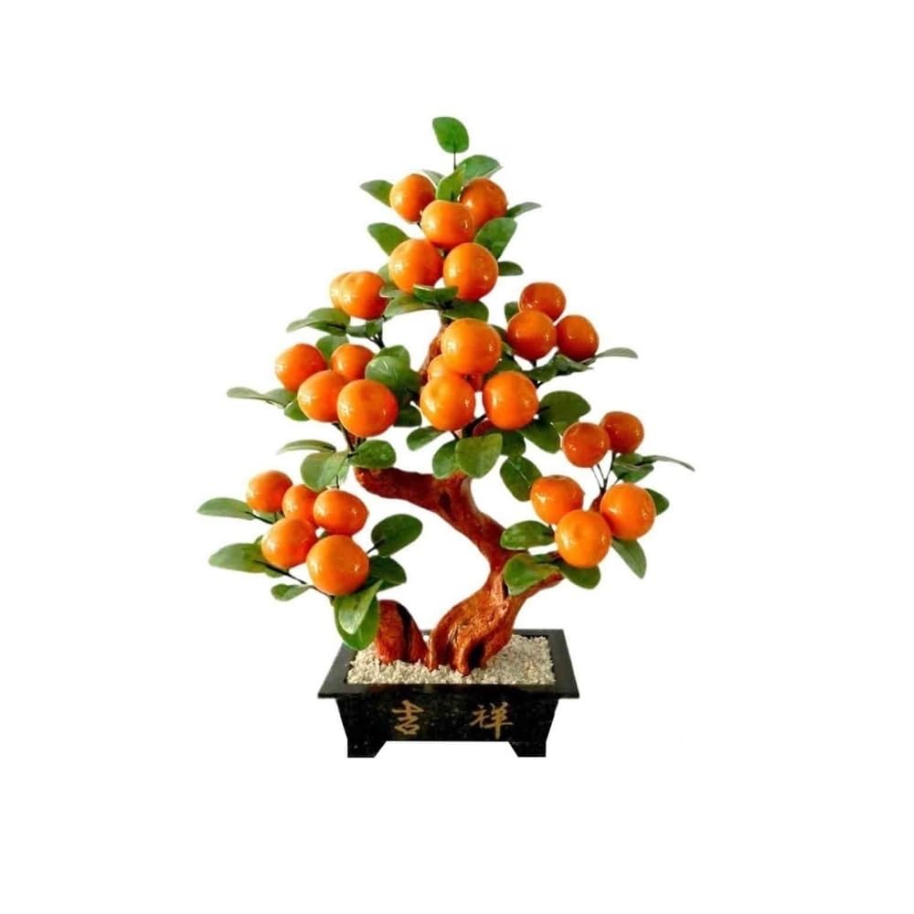 CHENGAIJIAN Artificial Bonsai Tree, Tree Jade Bonsai for Office Desk Home Room Decor Feng Shui Wealth