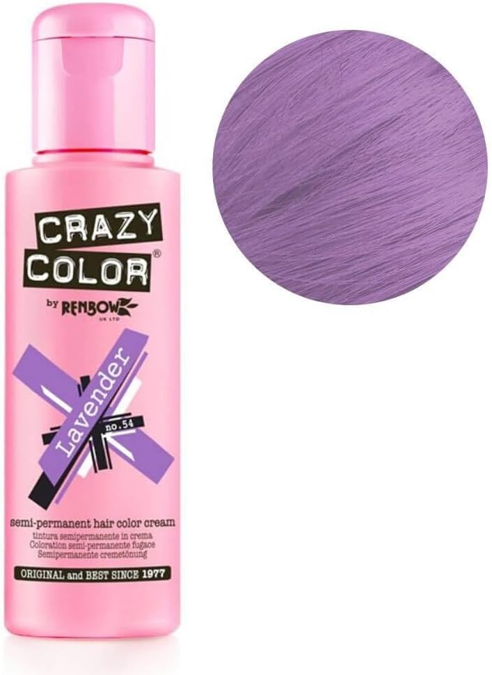 by Renbow Semi Permanent Colour Hair Dye Lavender No.54 100ml