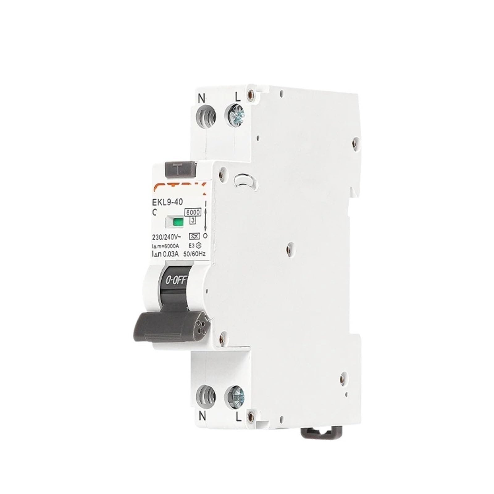 Disjoncteur type A 30mA EKL9-40 pour éviter les risques de surintensité et de fuite