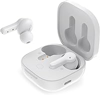 Vista 4 de QCY T13 Auriculares inalámbricos verdaderos Bluetooth 5.1 Auriculares con control táctil con estuche de carga Auriculares estéreo impermeables Blanco