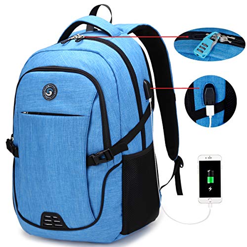 SOLDIERKNIFE Durable Waterproof Anti Theft Laptop Backpack Travel Backpacks Bookbag with usb Charging