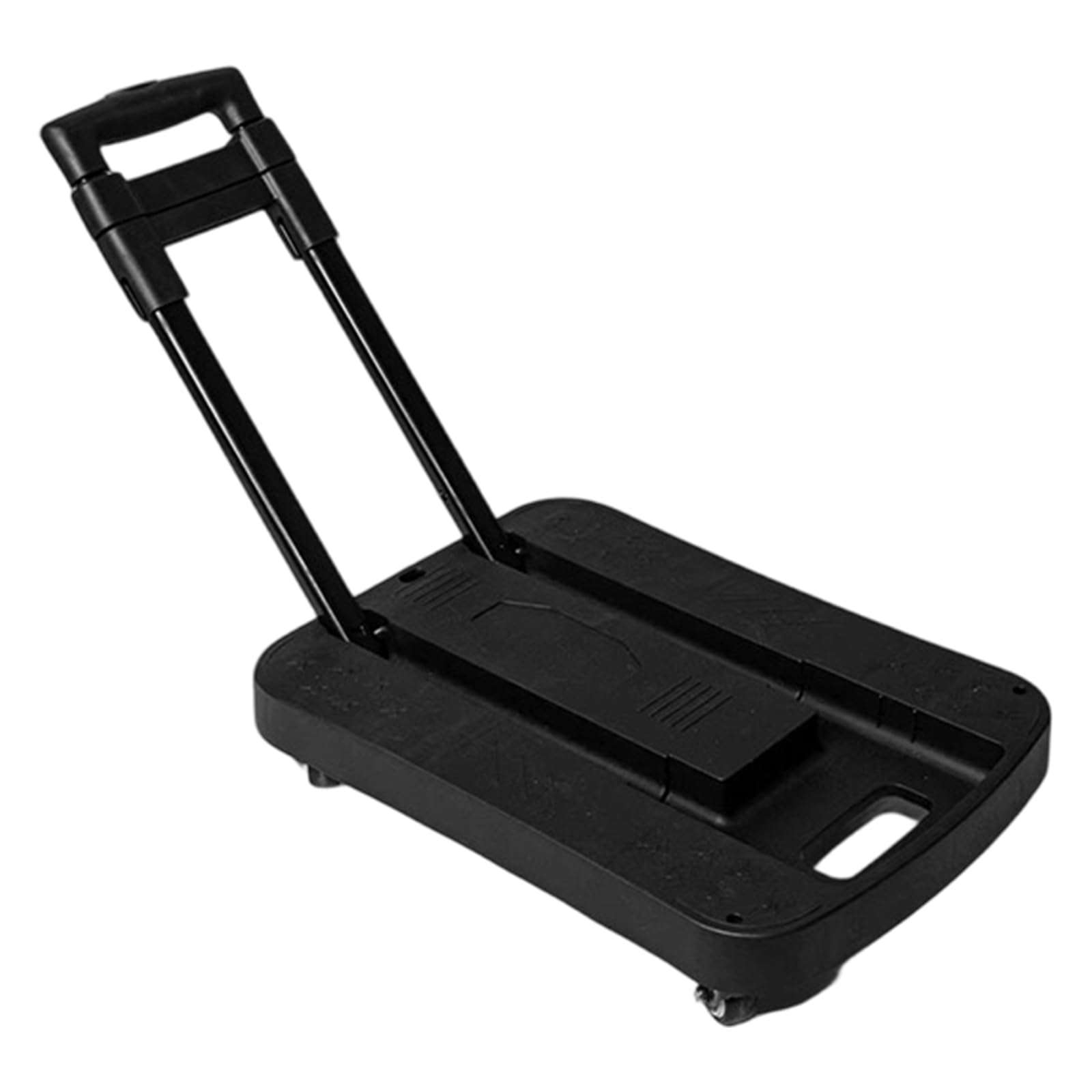 CUNZJIA Foldable Aluminum Desktop Stand with Retractable Handle for Easy Transport Space Saving Storage Cart Utility