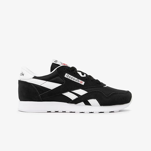 Reebok Men's Classic Nylon Sneaker, White/Light Grey, 15
