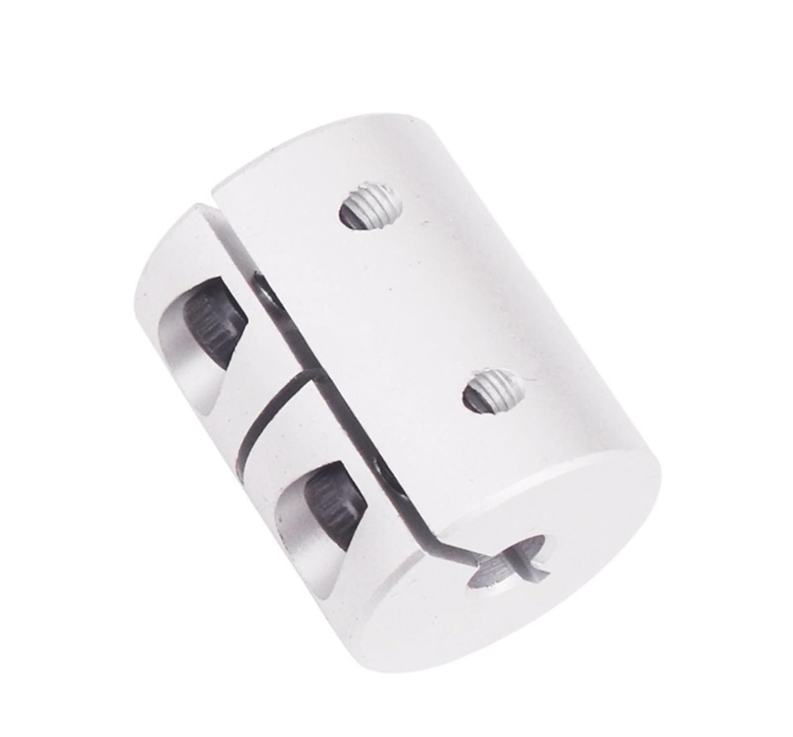 Rigid Coupling,Stainless Steel Rigid Coupling 1pcs 3D Printer Rigid Clamping Shaft Couplings Diameter 20mm Length 25mm Stepper Motor Engraving Machine Coupling(8 x 8 mm)