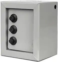 Mini Cofre Com Segredo Senha Para Moedas Notas Cofrinho (CINZA)