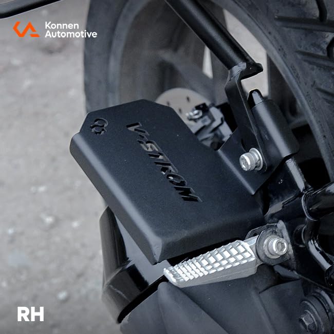 Image of Pillion Footrest Compatible With Suzuki V-strom 250 (Black) (Pair of 1)