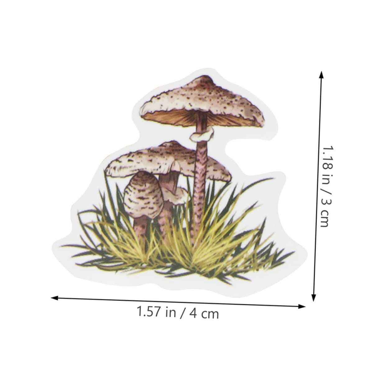 120 Autocollants Champignons DIY - Scrapbooking, Décoration Journal, Stickers Mignons Pour Customiser