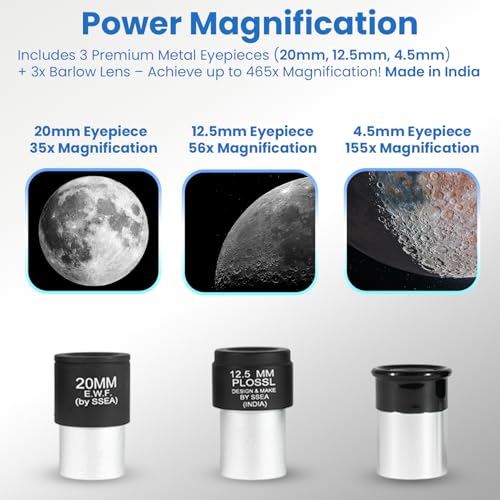 Image of Mod 70076 Reflector Astronomical Telescope- HD Precise Optics -(with Full Size Stand-for) All -Multi Power Enhance Optics Aperture Modal 70076 mm with Bag