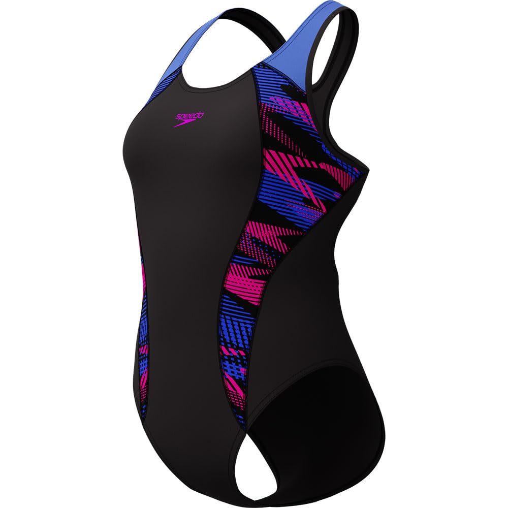 Speedo Placement Laneback Maillot de bain une pièce pour femme