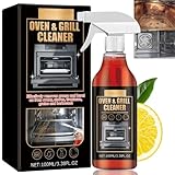 100ml Oven Cleaner Heavy Duty Spray,Oven & Grill Cleaner,Heavy Duty Ovens Cleaner and Degreaser,Multi Surface Kitchen Cleaner Spray,Stain & Grease Remover for Ovens,Microwaves,Barbecues,Racks,Trays