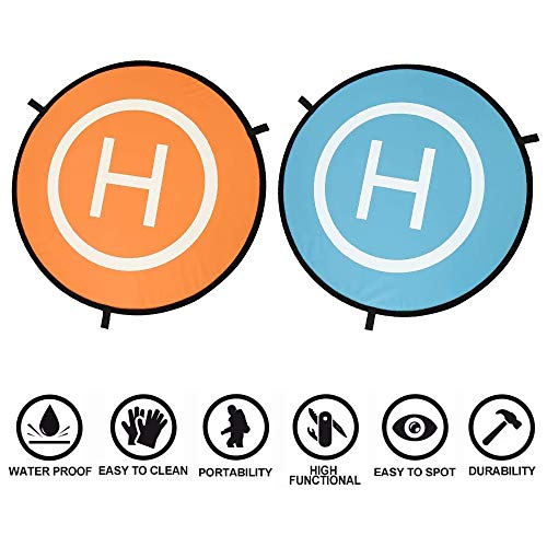 Sipobuy Universelle wasserdichte Tragbare Faltbare Drone Landung Pads/Schürze, Anwendbar RC Drones Hubschrauber, PVB… – Bild 7