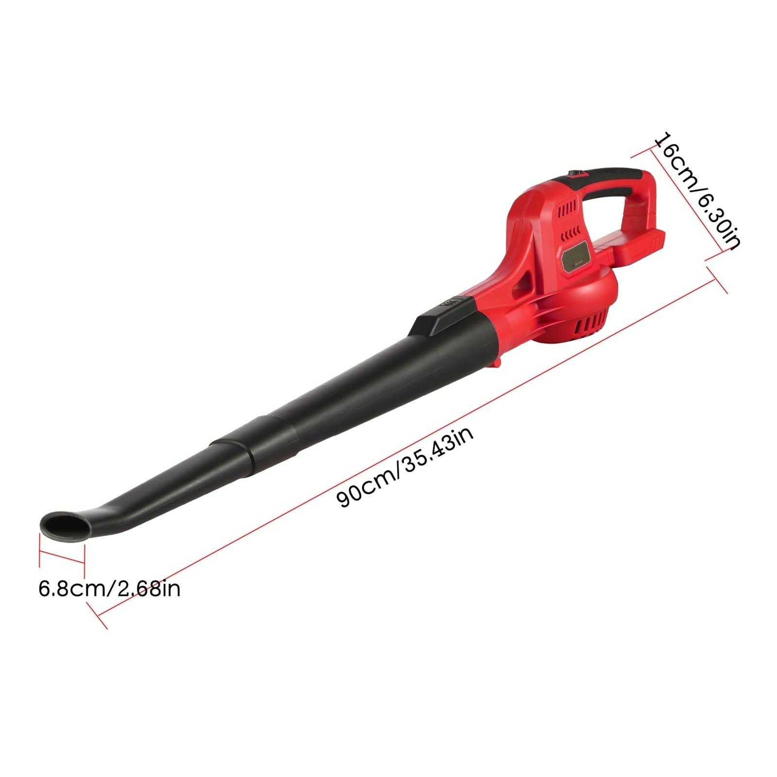 Ventilador, Soplador de Hojas eléctrico inalámbrico de 20 V, Control de 2 velocidades, 60 MPH/130 mph, portátil, de Mano