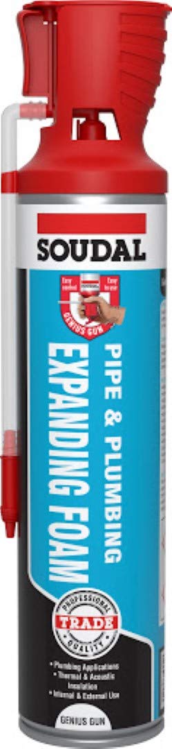 Flair-Online Ltd Soudal Gun Genius Pipe & Plumbing Foam 600Ml