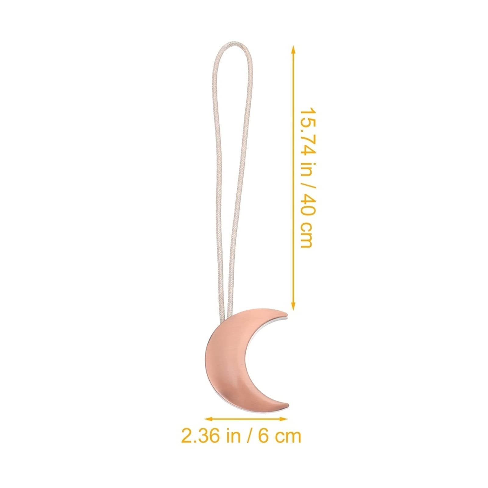 Sangles de Rideau 1Pc Embrasse de Rideau en Forme de Lune poinçon Gratuit Attache de Rideau Boucle de Rideau