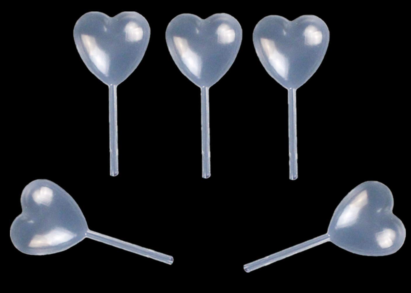 50x Heart Shaped 4Ml Transfer Liquid Oils Pipettes Plastic Squeeze Eye - View #3