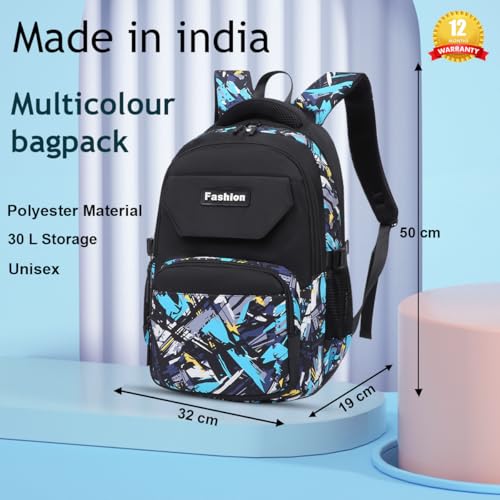 Image of Tinytot 30 Litre, Stylish & Trendy Water Resistant Hi Storage School Collage Travel Laptop Backpack Bag for Boys, Girls, Mens & Womens, 20 Inches