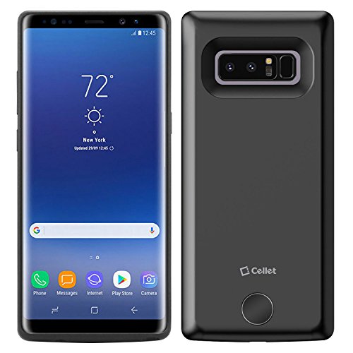 Cellet External Battery Case with 6500mAh Battery Compatible for Samsung Galaxy Note 8