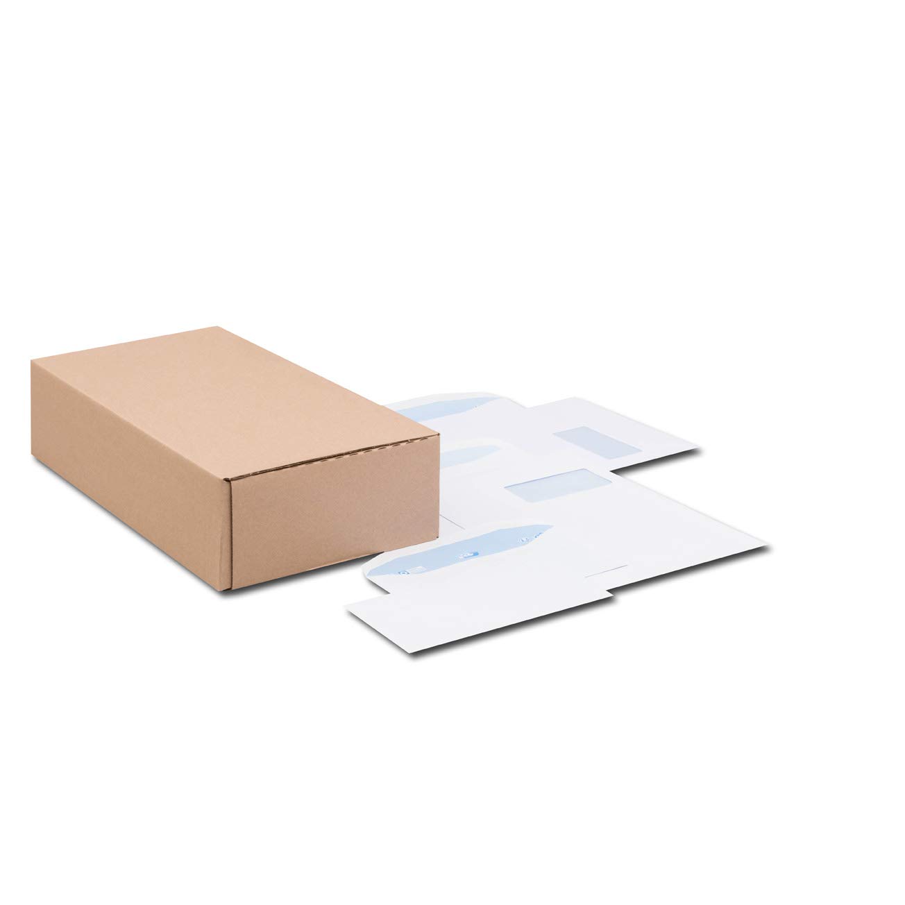 GPV - Boite de 1.000 Enveloppes - Format C6/C5 (114x229 mm), fenêtre de 45x100 mm, qualité papier blanc : 80 g/m2 - Certifié PEFC