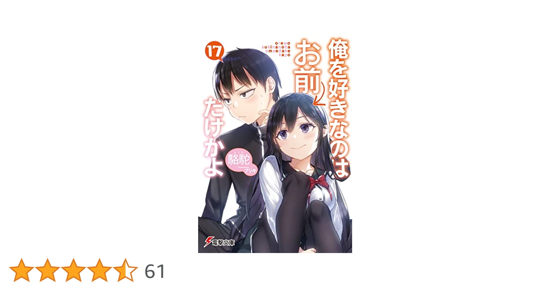 Amazon.co.jp: 俺を好きなのはお前だけかよ(17) (電撃文庫) 電子