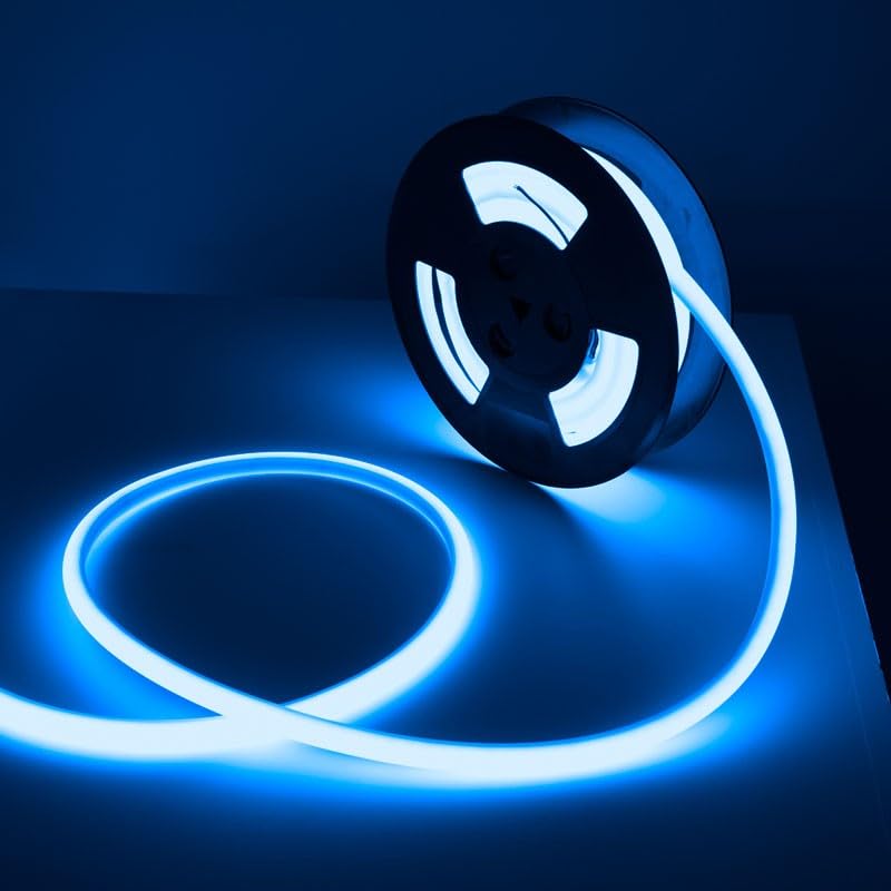 B·LED BARCELONA LED - Neón LED flexible RGB 24V DC- 12X12mm - 10 metros - Kit completo - 11W/m - IP67 - Curvatura vertical